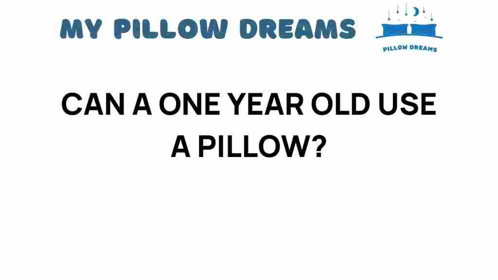 can-a-one-year-old-use-a-pillow