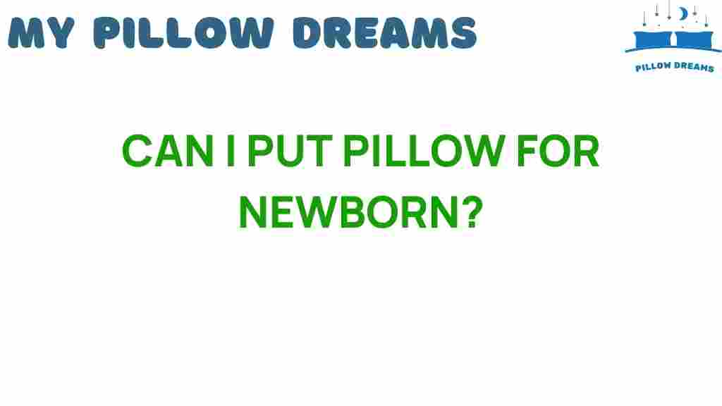 can-i-put-pillow-for-newborn