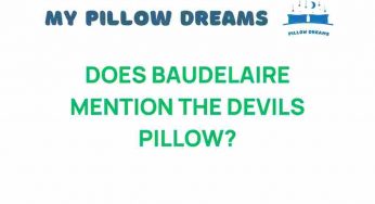 Does Baudelaire’s “Devil’s Pillow” Hold Deeper Meanings?