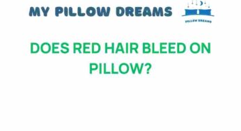 Does Red Hair Bleed on Pillow? Unraveling the Truth Behind Hair Color Myths