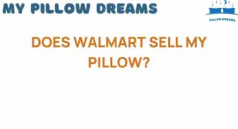 Does Walmart Sell My Pillow? Explore the Surprising Answer!