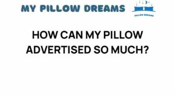 The My Pillow Phenomenon: How It Became a Household Name