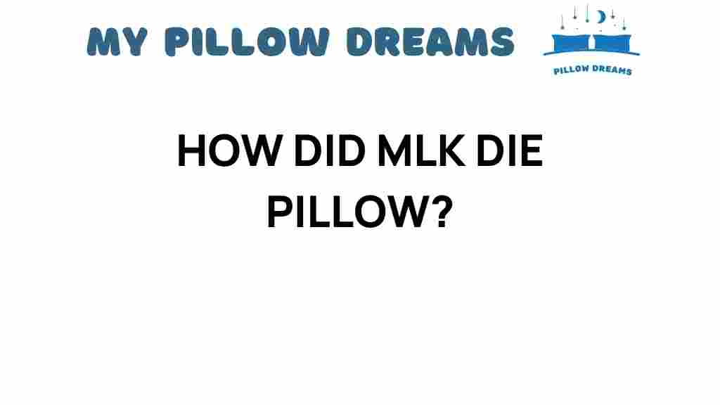 how-mlk-died-pillow