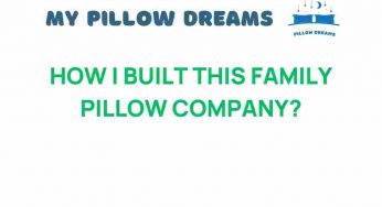 How I Built This Family Pillow Company: A Journey of Comfort and Innovation