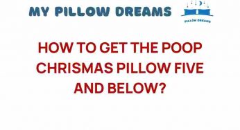 Unveiling the Secret to Securing the Poop Christmas Pillow at Five Below