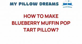 Whimsical Comfort: How to Make Your Own Blueberry Muffin Pop Tart Pillow