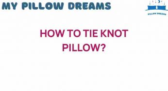 Master the Art of Tying a Knot Pillow: A Step-by-Step Guide