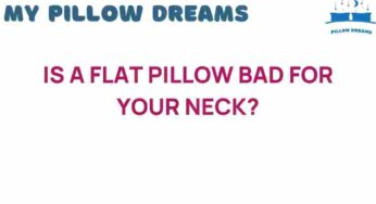 Is a Flat Pillow Bad for Your Neck? Unraveling the Truth
