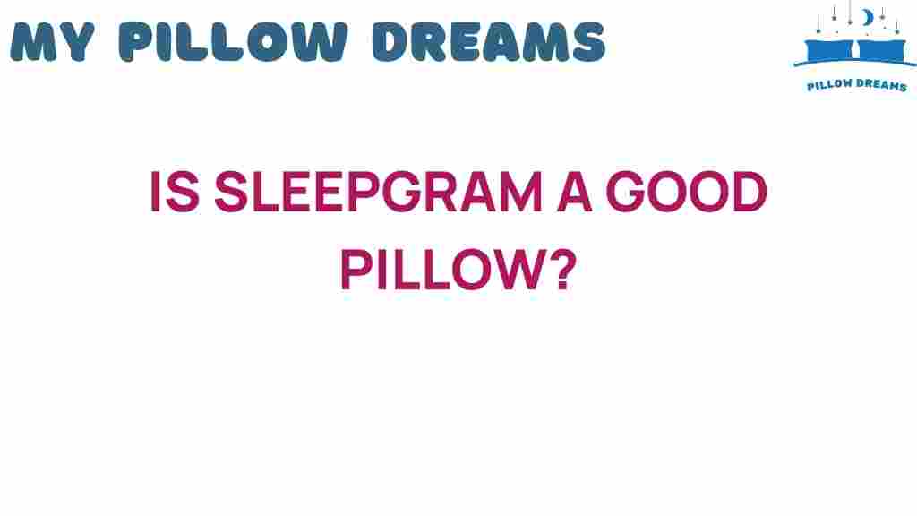 is-sleepgram-a-good-pillow