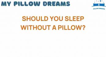 Should You Sleep Without a Pillow? Unraveling the Myths and Benefits