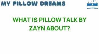 Unpacking the Meaning Behind “Pillow Talk” by Zayn