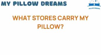 Discovering Where to Buy My Pillow: A Guide to Retail Options