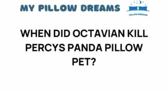 The Curious Case of Octavian and the Fate of Percy’s Panda Pillow Pet