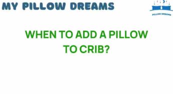 The Right Time to Introduce a Pillow to Your Baby’s Crib