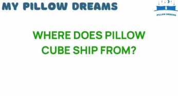 Discover Where Pillow Cube Ships From: A Behind-the-Scenes Look