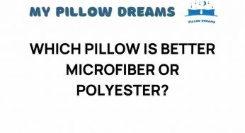 Microfiber vs. Polyester: Which Pillow Offers Superior Comfort?